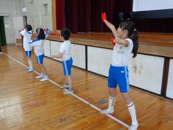 応援団の練習