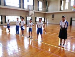 応援団の練習