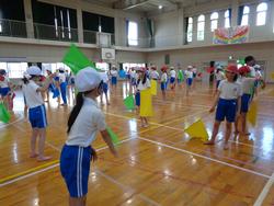5・6年生運動会表現演技の練習