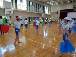 5・6年生運動会表現演技の練習