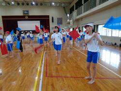 5・6年生運動会表現演技の練習