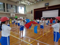5・6年生運動会表現演技の練習