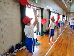 5・6年生運動会表現演技の練習