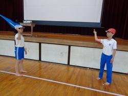 5・6年生運動会表現演技の練習