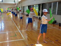 5・6年生運動会表現演技の練習