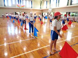 5・6年生運動会表現演技の練習