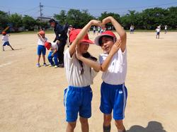 1・2年生運動会の練習