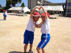 1・2年生運動会の練習