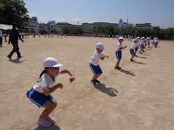 1・2年生運動会の練習