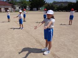 1・2年生運動会の練習