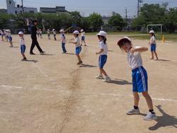 1・2年生運動会の練習