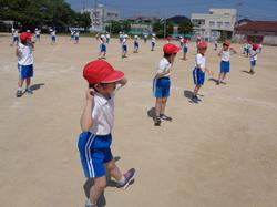 1・2年生運動会の練習