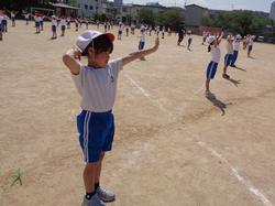 1・2年生運動会の練習