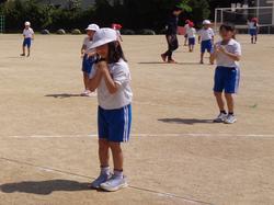 1・2年生運動会の練習