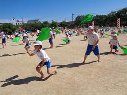 5・6年生の運動会の練習の様子
