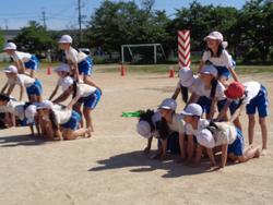 5・6年生の運動会の練習の様子
