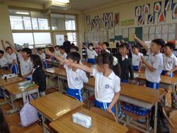 2年生 朝の応援練習