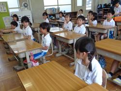 2年生 朝の健康観察