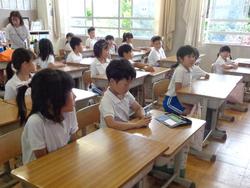 2年生 朝の健康観察