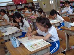 3年生国語の授業