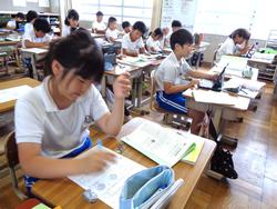 4年生理科の授業