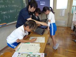 4年生理科の授業