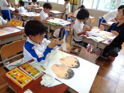 1年生図工の授業