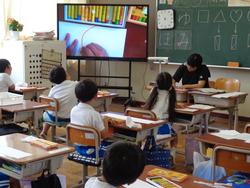1年生図工の授業