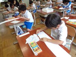 1年生図工の授業