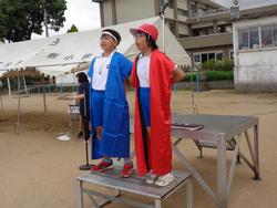 応援合戦の練習