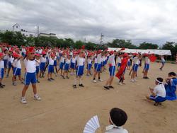 応援合戦の練習