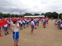 応援合戦の練習