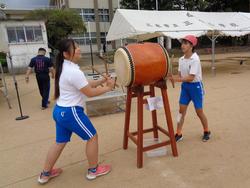 応援合戦の練習