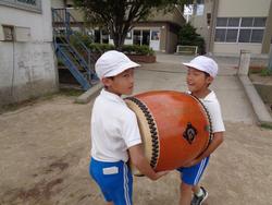 運動会前日準備