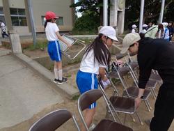 運動会前日準備