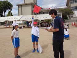 運動会の前日準備