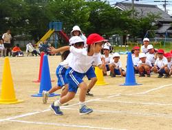 1・2年徒競走の様子