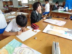 5年生図工の授業