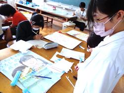 5年生図工の授業