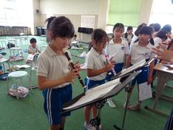 4年生音楽の授業