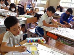 2年生図工の授業