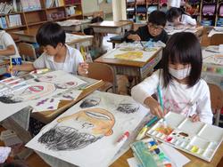 2年生図工の授業