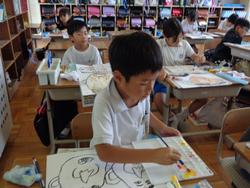 2年生図工の授業
