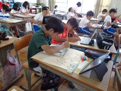 6年生図工の授業