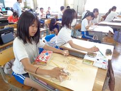 6年生図工の授業