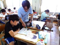 6年生図工の授業