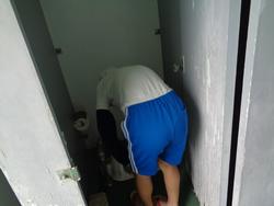 5年生プール清掃