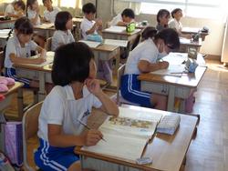 3年生国語の授業