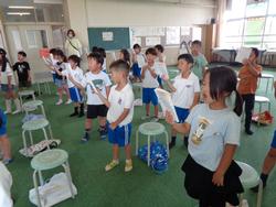 1年生音楽の授業