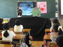 ブラッシング指導の様子